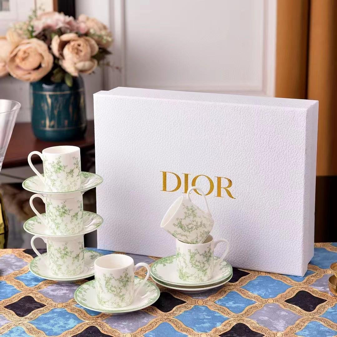 Dior Turkish coffee set - Image 4 of 4