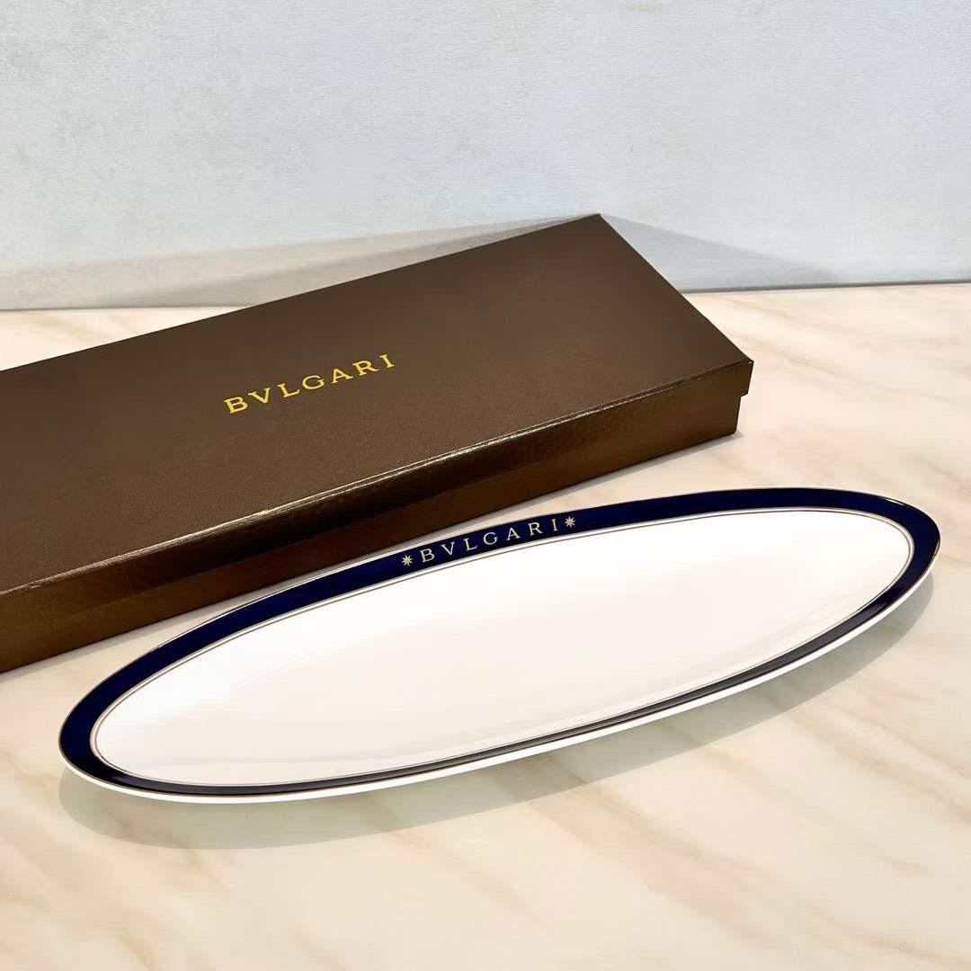 BVLGARI oval fish serving tray