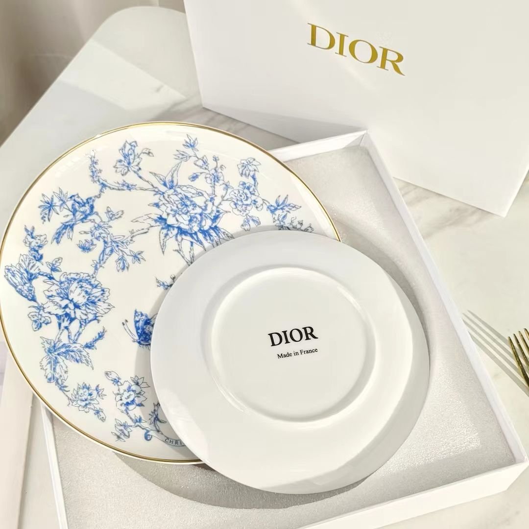 Dior plates set of two plates - Image 2 of 3