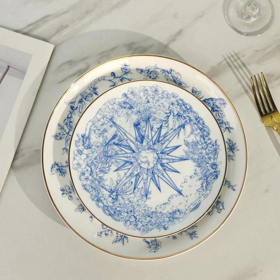 Dior plates set of two plates - Image 3 of 3