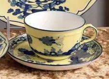 Ginori Single tea cup Yellow