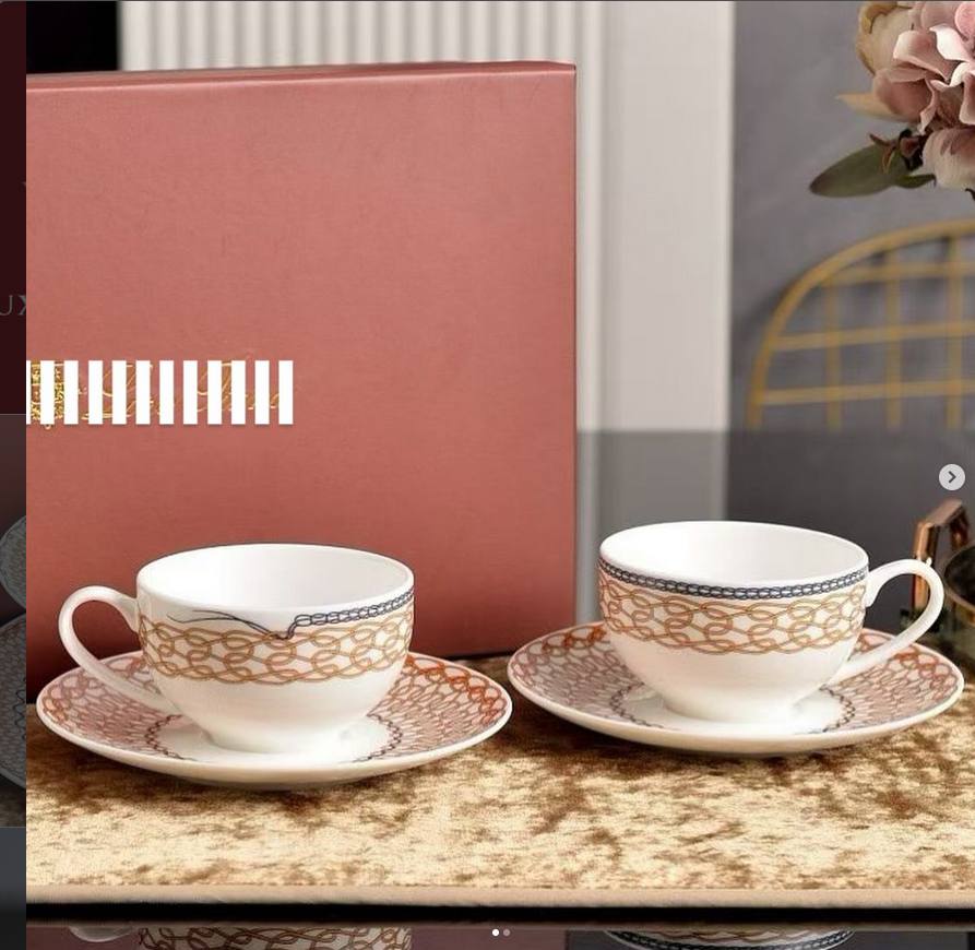 Loro Piana set of two tea cups