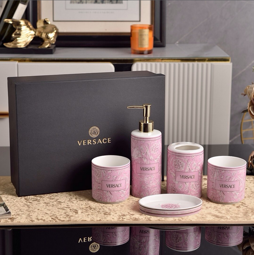 Versace five-piece bathroom set