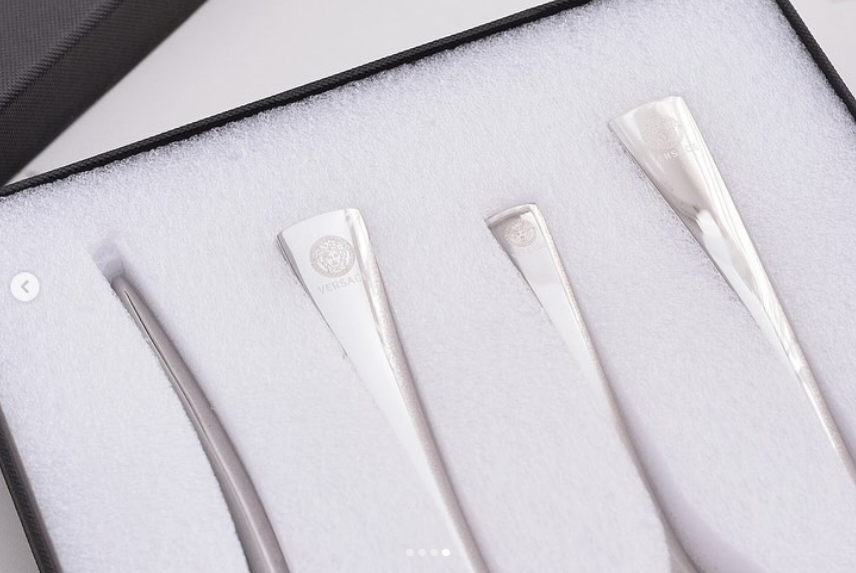 cutlery set for one person, Gold or Silver color