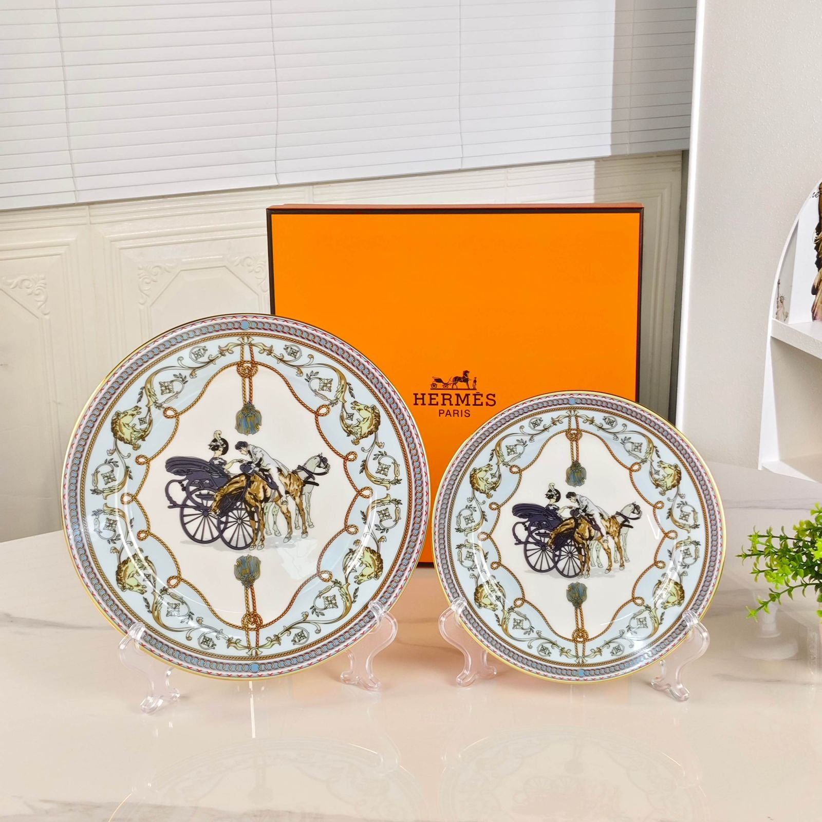 New Product #897 - Hermes Plates | Buy Online in UAE