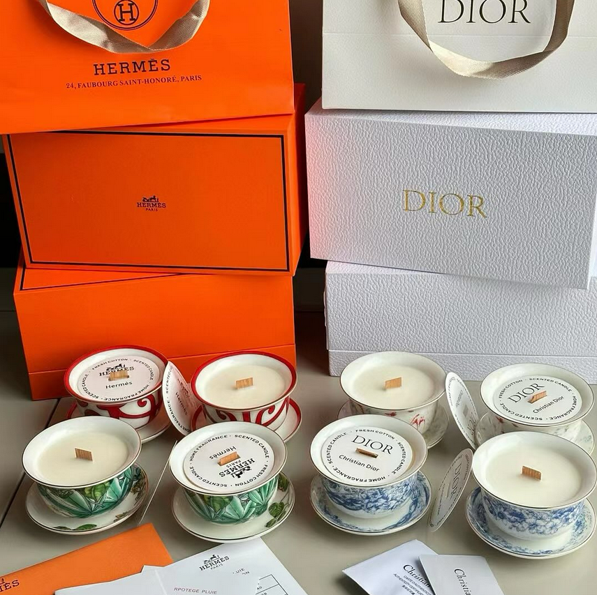 set of two candles - Dior Candles | Aleppo Gift UAE