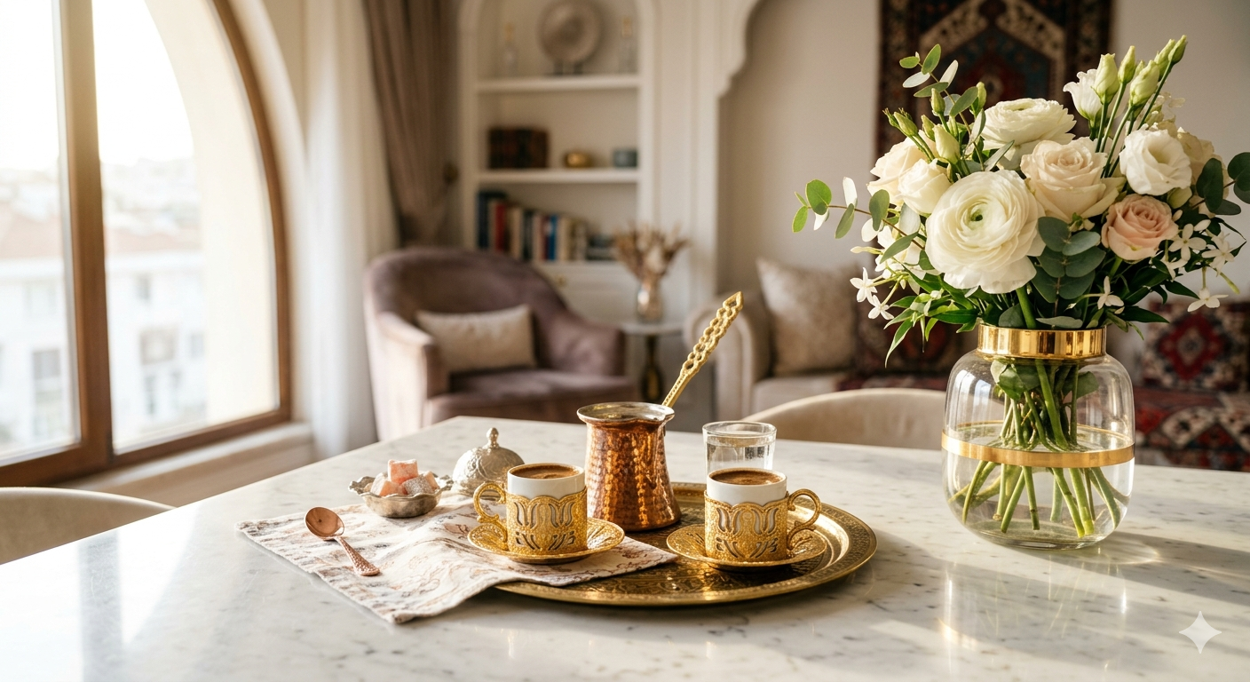 Elevate your everyday dining and coffee rituals with our exclusive collection of premium, gold-accented tableware.