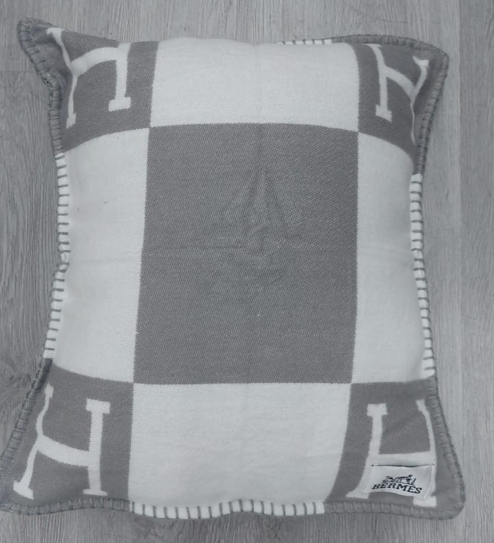Hermes Wool and Cashmere Small Avalon Pillow