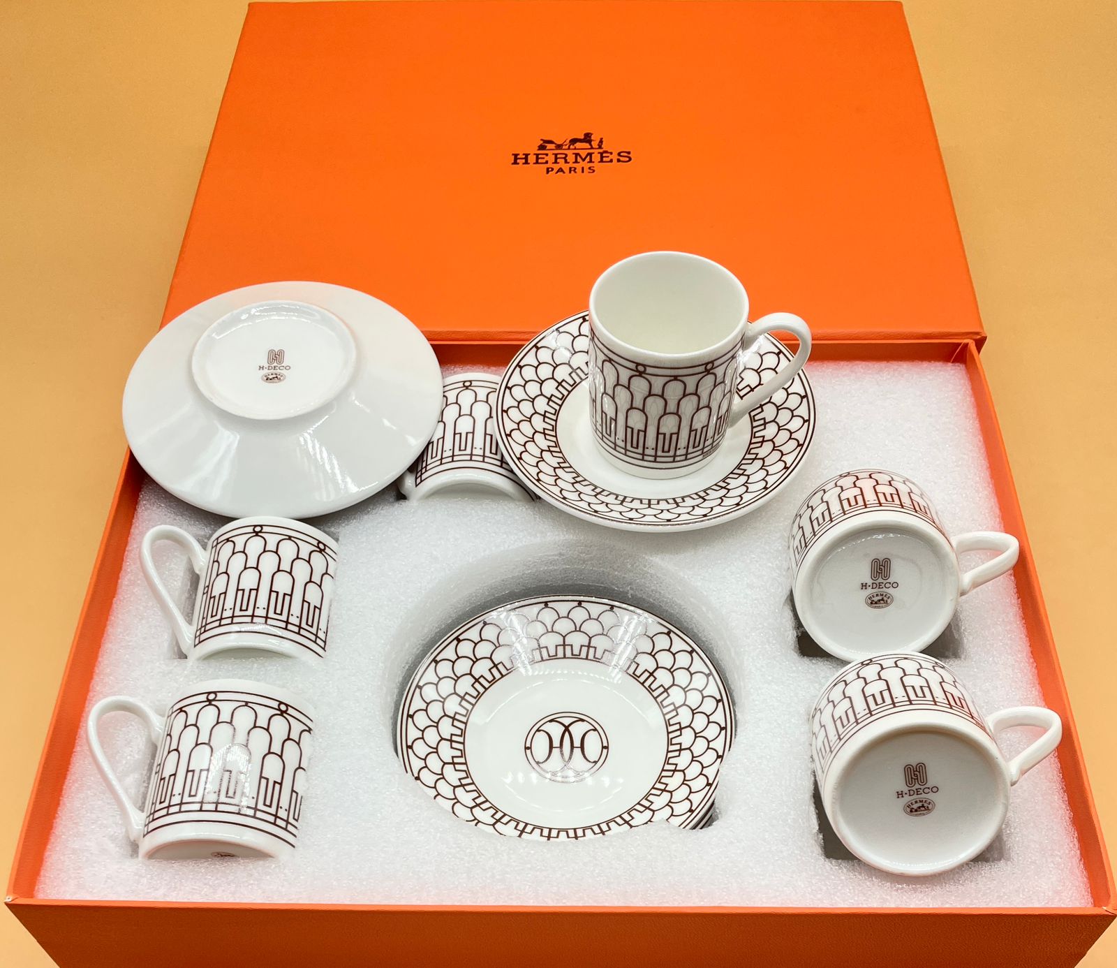 Hermes Turkish coffee set of 6