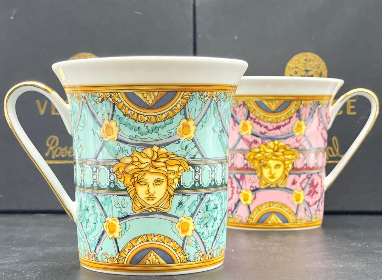 Versace mug blue or pink