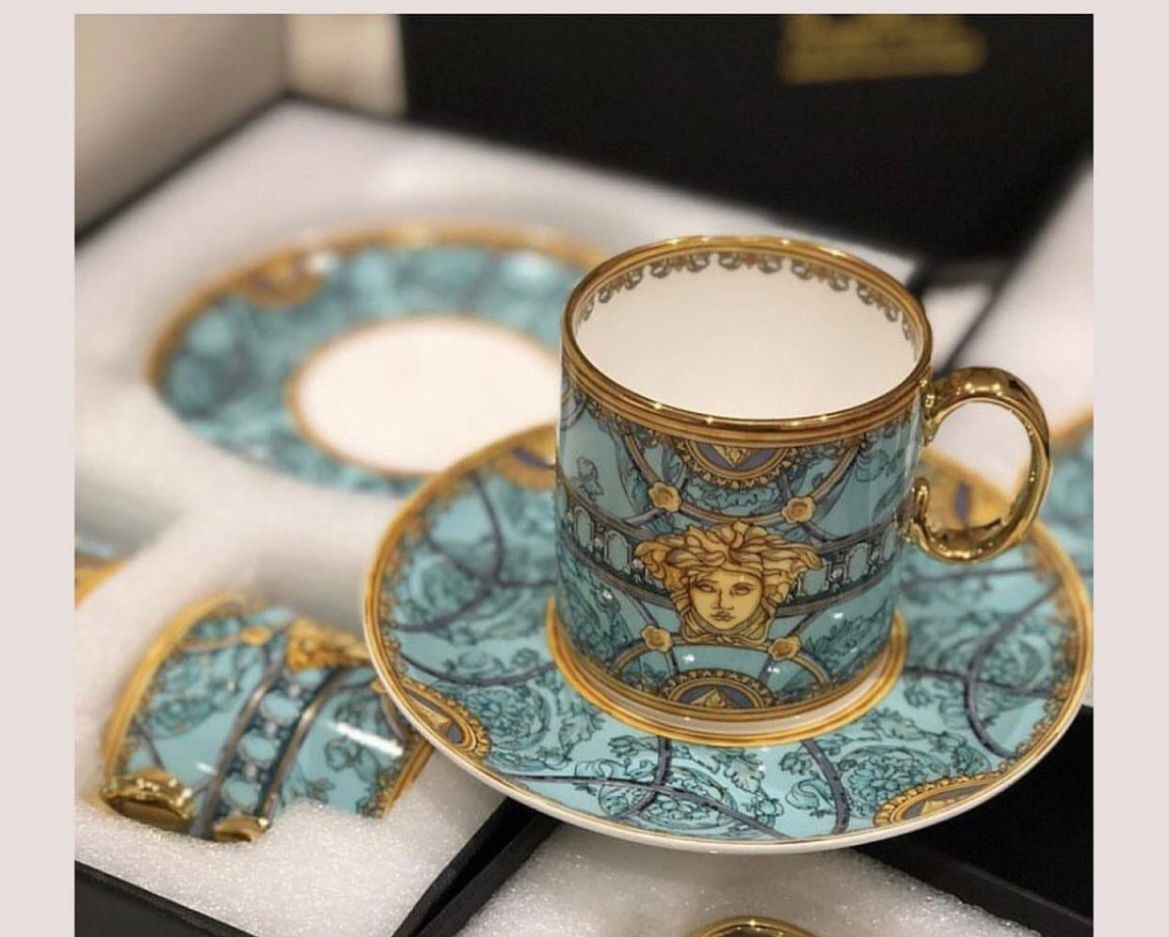 Versace Turkish Coffee cups