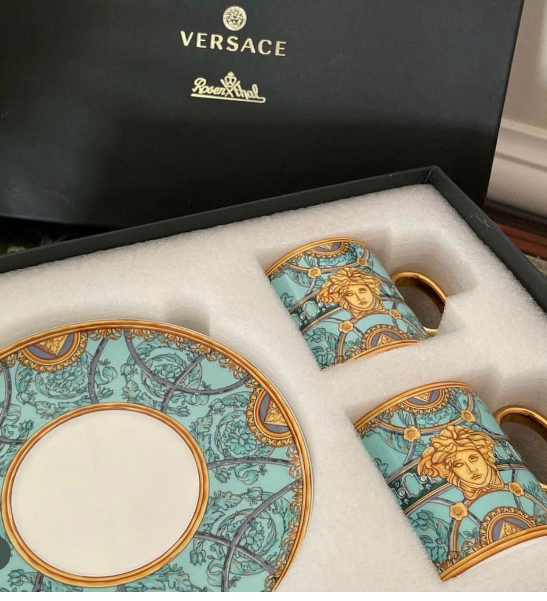 Versace Turkish Coffee cups