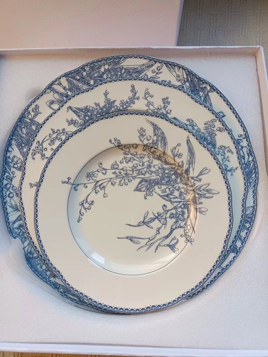 Dior plate set 3 pieces