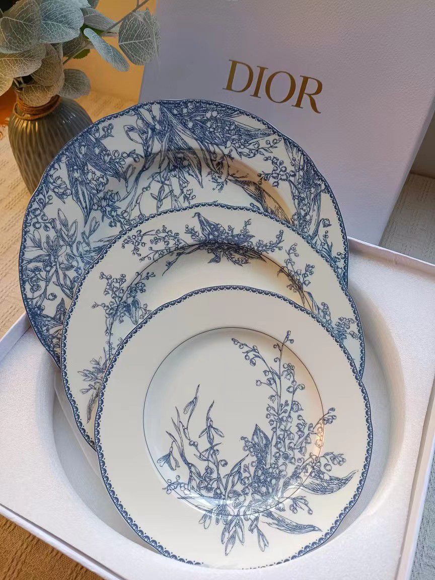 Dior plate set 3 pieces