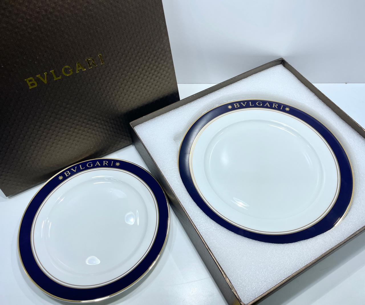 Two plates from BVLGARI