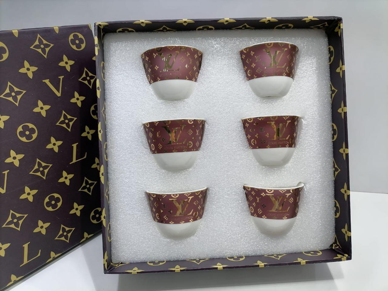 Dior Arabic coffee cups set of six 