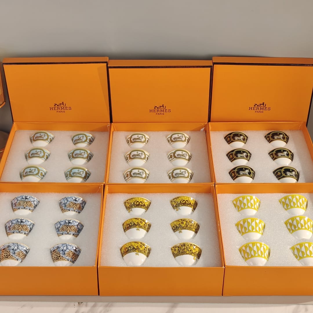 Hermes Arabic coffee cups 