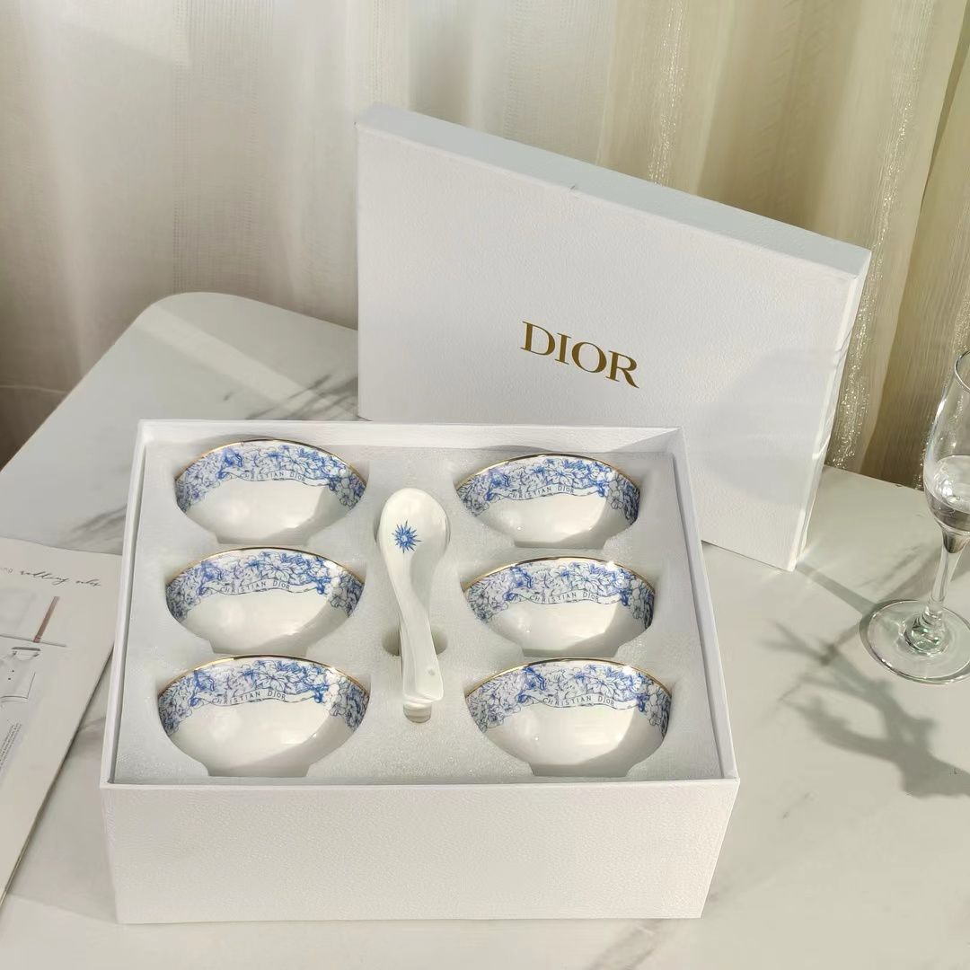 Dior soup bowl set of six