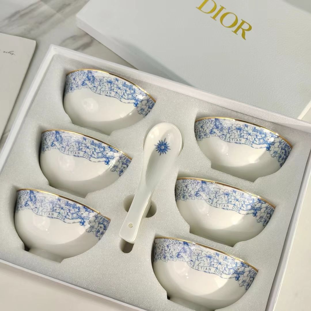 Dior soup bowl set of six