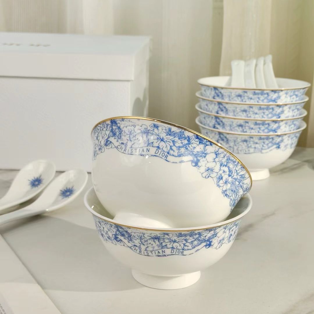 Dior soup bowl set of six