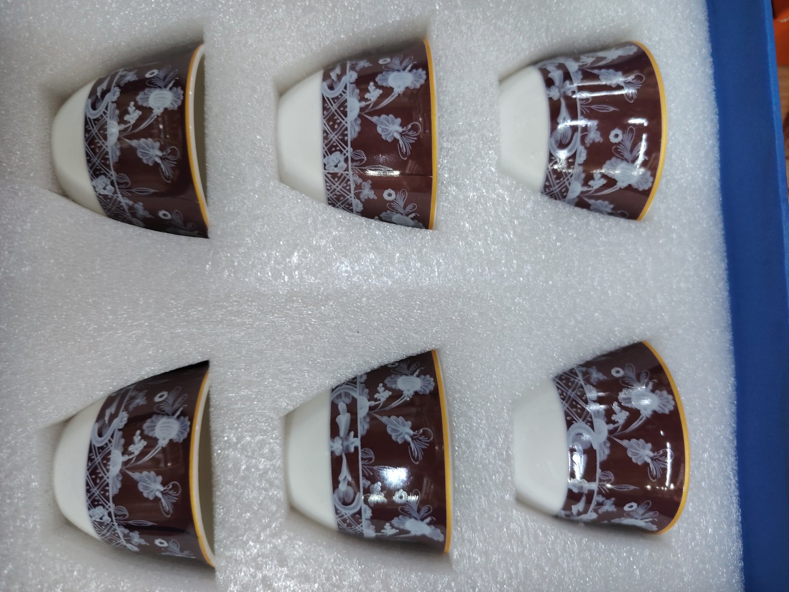 Ginori Arabic set of six cups - Image 2 of 4