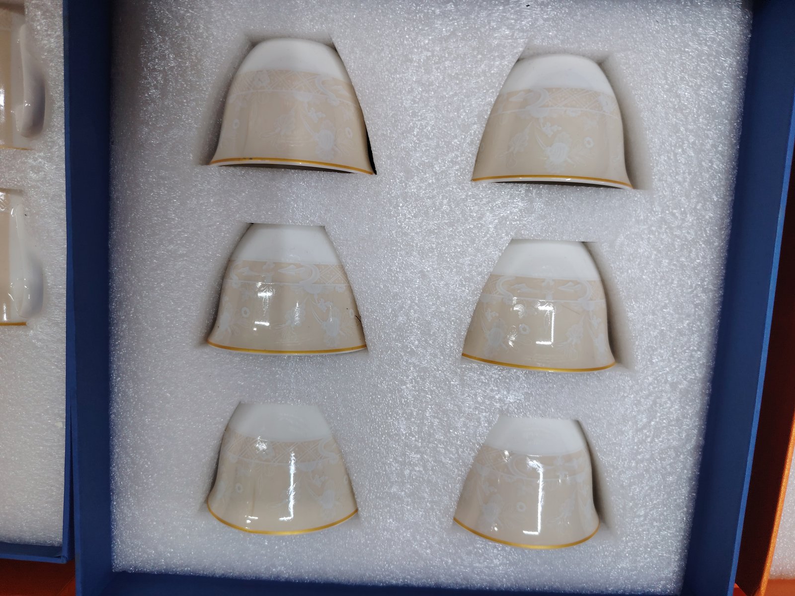 Ginori Arabic set of six cups - Image 3 of 4