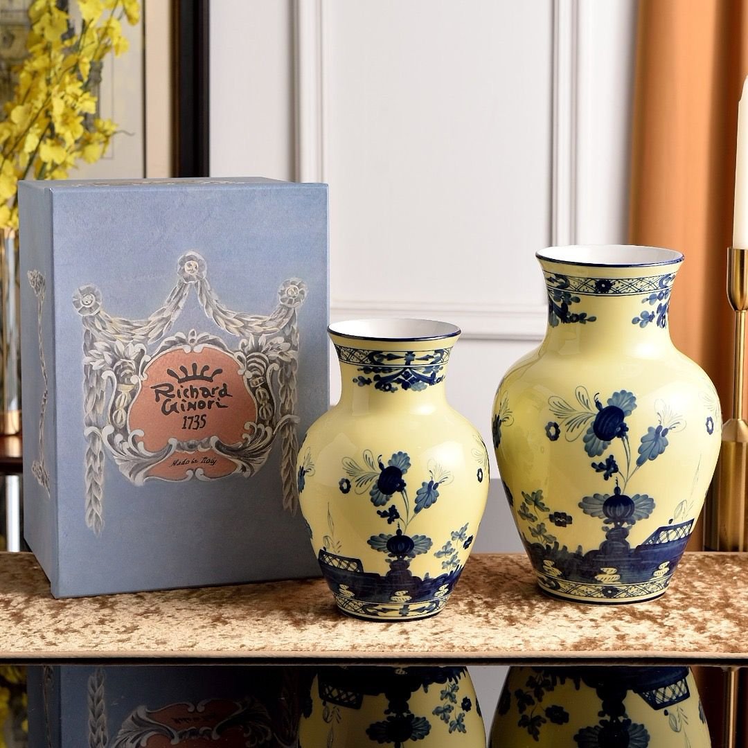 Ginori 1735 Oriente Italiano porcelain one vase - Image 4 of 6