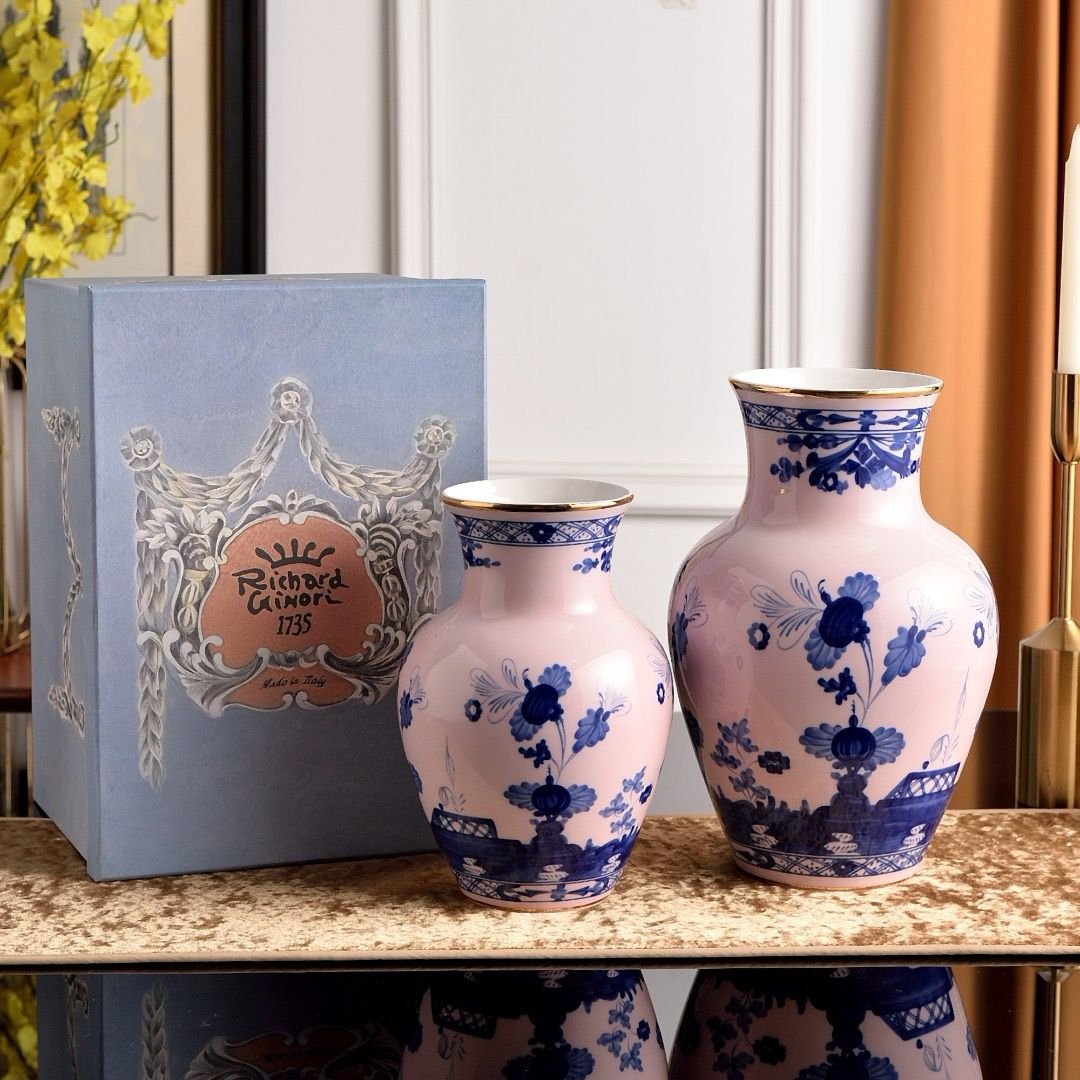 Ginori 1735 Oriente Italiano porcelain one vase - Image 5 of 6