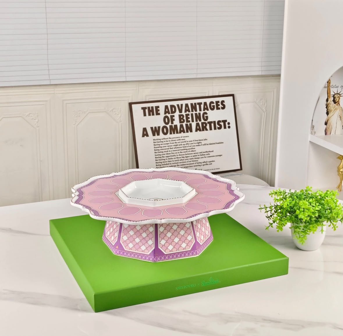 Swarovski Signum cake stand or serving platter - Image 3 of 5