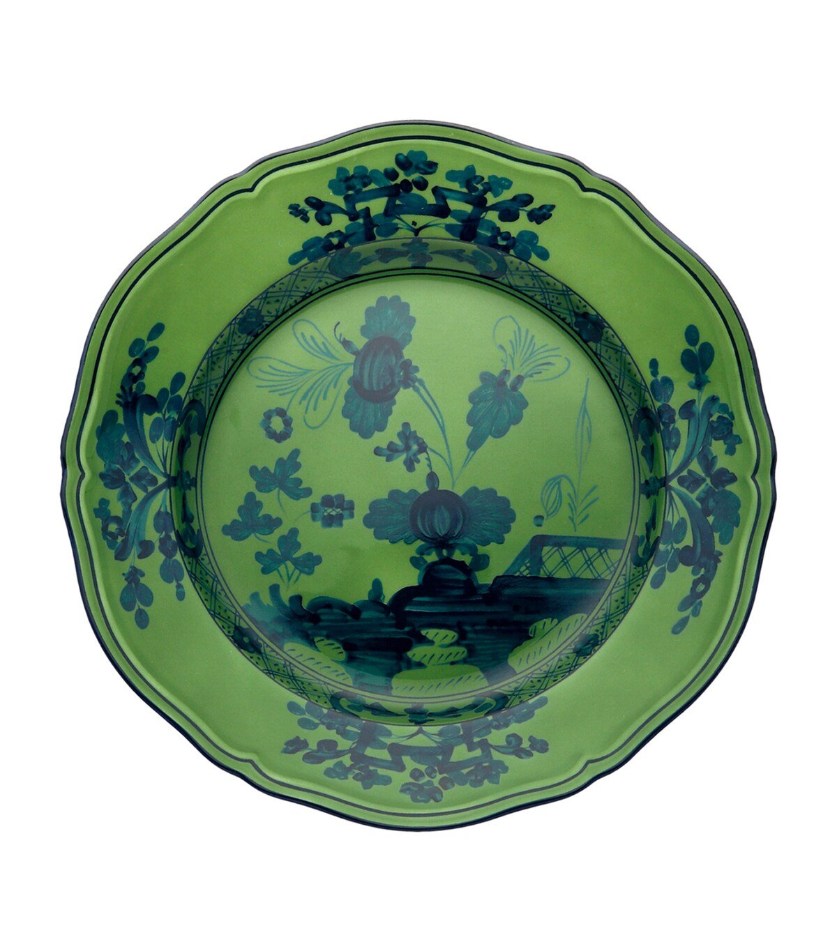 Набор из двух тарелок Ginori 1735 Oriente Italiano Malachite (20 см и 27 см) - Джинори Тарелки | Aleppo Gift ОАЭ