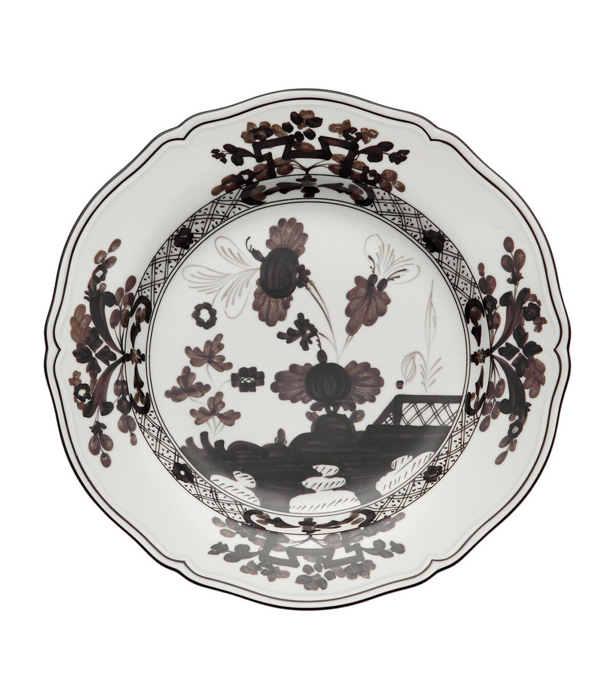 طقم أطباق جينوري 1735 أورينتي إيتاليانو ألبوس من طبقين (20 سم و 27 سم) - جينوري صحون | Aleppo Gift الإمارات